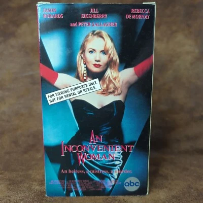 An Inconvenient Woman / Round Trip To Heaven (VHS 1992) PROMO SCREENER - Image 1 of 4