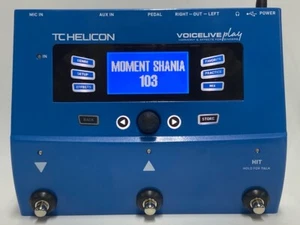 TC HELICON VOICE LIVE PLAY MULTI EFFECT PROCESSOR PEDAL (UD6030958) - Picture 1 of 4