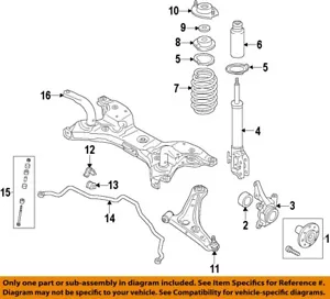 MITSUBISHI OEM 14-24 Mirage G4 Struts Components-Spring Seat 4040A287 - Picture 1 of 1