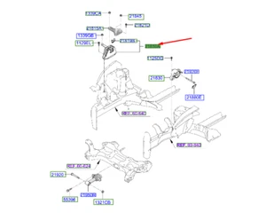 HYUNDAI KONA MK1 Engine Mounting Bracket Assy 21810G4000 NEW GENUINE - Picture 1 of 2