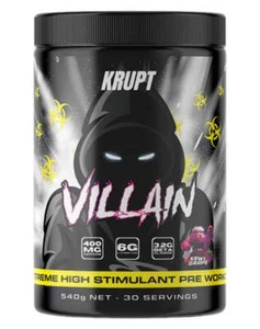 Villain High Stim Pre Workout by Krupt - Picture 1 of 7