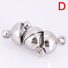 10Pcs/Set Silver Plated Magnetic Clasps Hooks Bracelet Necklace Jewelrh`Uk