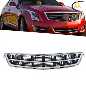 Painted Matte Finish Lower Grille Assembly For Cadillac ATS 2013-14 Front Bumper - Picture 1 of 19