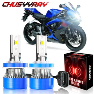 2x H11 LED Headlight Bulbs High/Low Beam For Kawasaki ZX10r Ninja 2007 2008 2009 - Bild 1 von 10