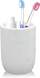 Toothbrush Holder Polyresin Toothbrush Organizer Stand,Multi-Functional Toothpa - Picture 1 of 12