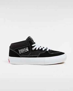 Vans Skate Half Cab Classic Shoes Black/White - Picture 1 of 5