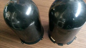 2x MONACOR SPC-200 Abdeckkappen für Lautsprecher 130mm Ø max. 110mm Lautsprecher - Picture 1 of 4