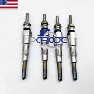 4 pcs Glow Plug 185366250 for Perkins 402F-05 404D-15 404D-22TA 404C-15 404C-22 - Picture 1 of 4