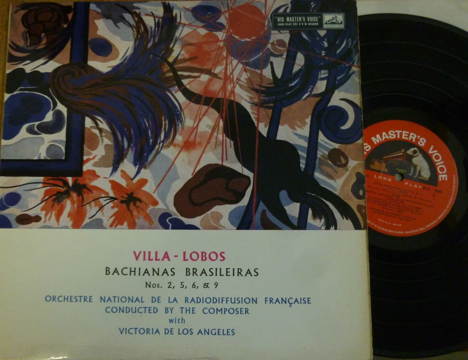 VICTORIA DE LOS ANGELES / VILLA-LOBOS bachianas brasileiras /  HMV ALP 1603 - Imagem 1 de 1