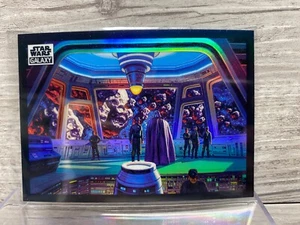 2022 Topps Chrome Star Wars Galaxy Refractor #41 Aboard the Bridge - Picture 1 of 2