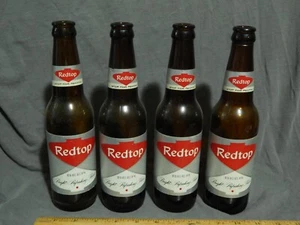 Redtop (Drewrys Ltd, South Bend, IN) Brown Amber Beer Bottles (LOT of 4) Vtg USA - Picture 1 of 6