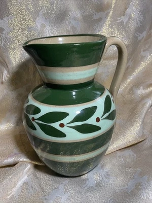 Hartrox 'Dee Cee' Studio Pottery - Mistletoe  Large Quality Jug , X4, VGC. - Image 1 of 4