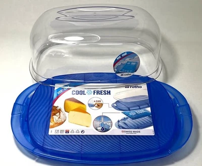 Bandeja/plato de charcutería para servidor de aperitivos con tapa de cierre a presión y bolsa de hielo de refrigeración Foto 1 de 3