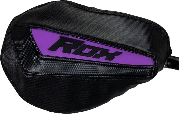 Rox Speed FX Gen 3 Flex-Tec Snowmobile Handguards Black/Purple - Image 1 of 1