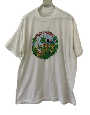 Camiseta De Colección 1993 Kellogg’s Tony the Tiger Camiseta Gráfica Proteger y Preservar #87 Foto 1 de 4