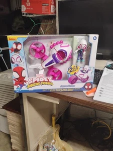 Spidey and His Amazing Friends Marvel Change 'N Go Ghost-Copter Ghost-Spider NEW - Picture 1 of 24