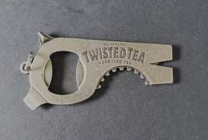 Twisted Tea Multi-Tool Key Fob Sturdy Metal 3 1/4" - Picture 1 of 3