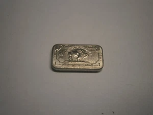 "BUFFALO" 1g TITANIUM- ONE GRAM TITANIUM MINT BAR- .999 PURE USA - FREE POSTAGE - Bild 1 von 2