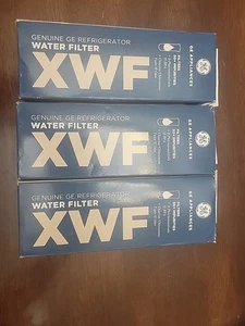 3 GE XWF Replacement Refrigerator Water Filter for GE Side by Side ,French Door - Picture 1 of 3