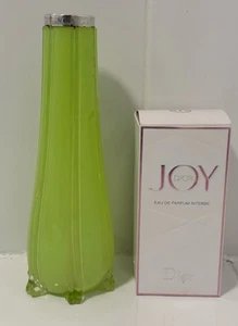 Silver Rim Posy Antique Solid Stem Bud Green Czech Glass Vase Art Nouveau C1910 - Picture 1 of 12