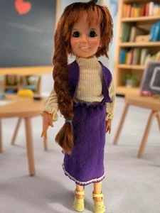 Vintage 1968 Chrissy Teacher Doll With Stand - Read Below - Picture 1 of 24