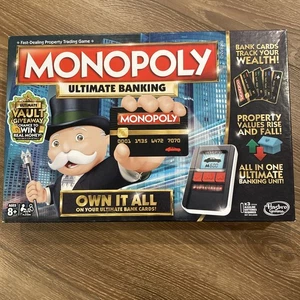 Monopoly Ultimate Banking Game English Version 2-4 Player Ages 8 And Up COMPLETE - Picture 1 of 1