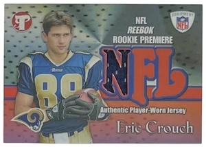 2002 Topps Pristine Rookie Premiere Jersey #RPR-EC Eric Crouch St. Louis Rams - Picture 1 of 2