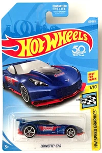 Hot Wheels HW Speed Graphics 1/10 Corvette C7.R 152/365 50th Blue - Picture 1 of 2