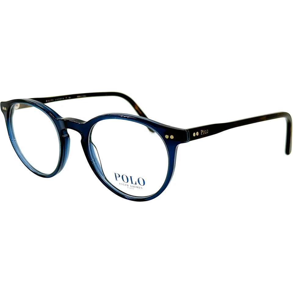 Ralph Lauren Polo PH2083 мужская пластиковая оправа для очков 5276 синяя прозрачная 48-20 - Изображение 1 из 4