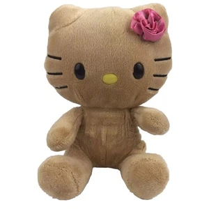 Hello Kitty Build-A-Bear Smallfry Plüsch 6,5 Zoll Sunkissed hellbraun rosa Rose 2012 Sanrio - Bild 1 von 12