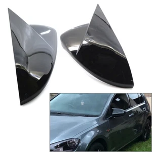 2x Coprispecchietti Retrovisori per VW Golf MK7 R R-Line 14-19 5G0857537 Nero - Foto 1 di 11