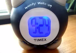 Timex Wacky Wake-Up Vibrating Talking Alarm Clock, for parts / repair, See Desc. - Picture 1 of 8