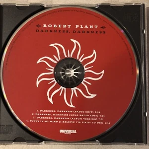 Robert Plant CD Darkness, Darkness Promo 2002 Universal UNIR20770-2 Led Zeppelin - Picture 1 of 6