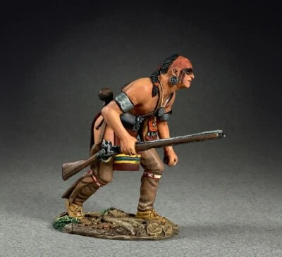 GRAN Bretaña guerra revolucionaria americana 16126 bosque indio avanzando agachado Foto 1 de 3