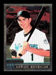 2000 Topps Chrome Traded Adrian Gonzalez #T81 Florida Marlins Rookie RC 