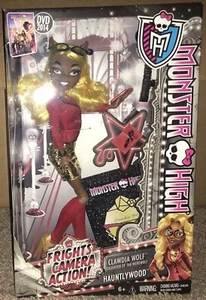 Azione fotocamera Monster High Frights! Bambola lupo Clawdia - Foto 1 di 6