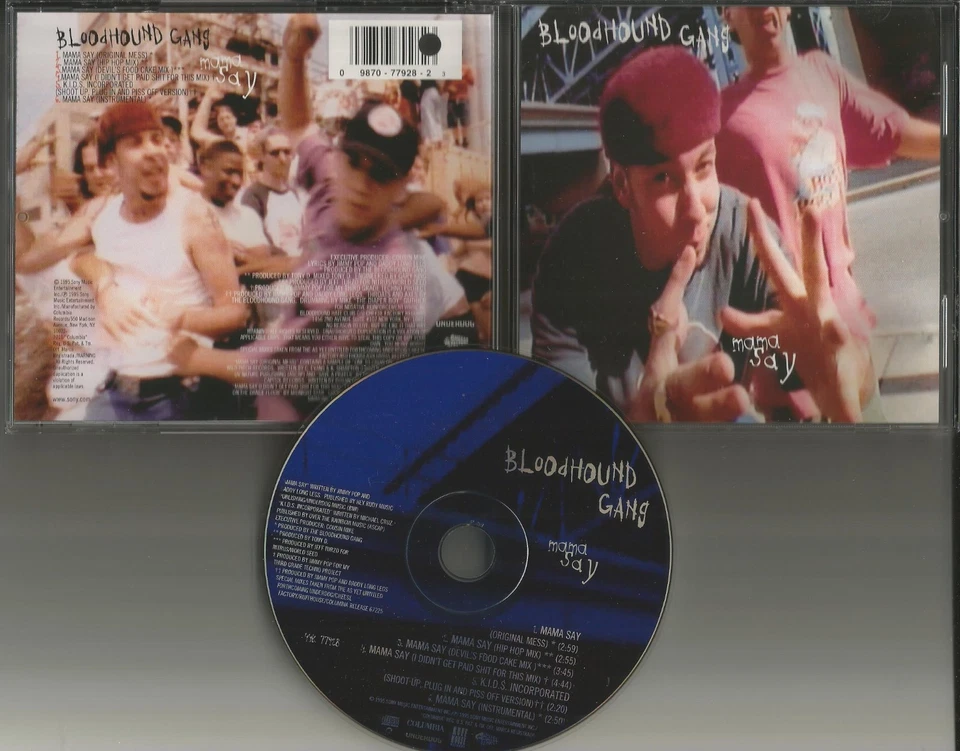 BLOODHOUND BAND Mama Say / Kids 6TRX с РЕДКИМИ МИКСАМИ И ИНСТРУМЕНТАЛЬНЫМИ КОМПАКТ-ДИСКАМИ США сингл  - Изображение 1 из 1