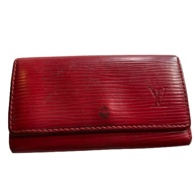 Louis Vuitton Red Epi Leather 4 Key Case - Some Flaws/Wear - Image 1 of 4