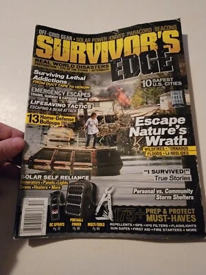 Survivors Edge Magazine Off Grid Prepper Escape Nature's Wrath 10 Safest Cities - Image 1 of 4