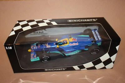 Minichamps   18099001  1:18 F1  Red Bull  Sauber  Petronas C18 P. Diniz 1999 OVP - Bild 1 von 4