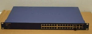 NETGEAR FS728TP V1H2 PROSAFE 24+4 SMART SWITCH WITH POE FS728TP - Picture 1 of 7