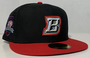 Sombrero Buffalo Bisons 59FIFTY New Era Rojo/Negro Ajustado 7 1/2 Exclusivo Buffalo Nuevo - Imagen 1 de 13