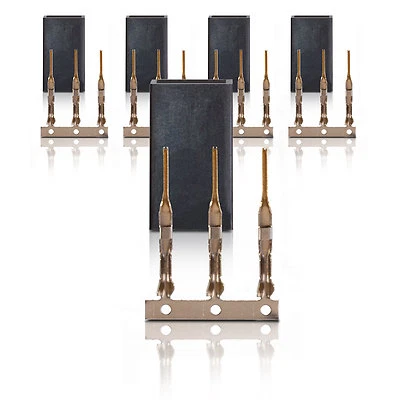 JR Graupner Uni Buchse Servobuchse Goldkontakte 5 Stk partCore 100070 - Bild 1 von 3