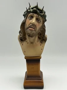 St Cristo De Limpias Jesus Statuen Kreideware 9"" - Bild 1 von 15
