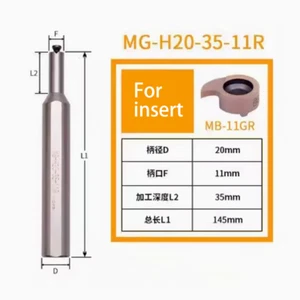 MG-H20-35-11R Internal Round Grooving Tool 11GR for MB-11GR MB11-GR insert - Picture 1 of 3