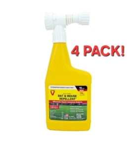 4 PACK! Victor Mouse/ RAT-A-WAY Natural Non-Toxic Spray for Outdoor - Picture 1 of 1