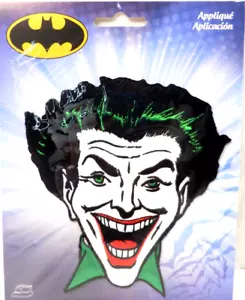 Joker Gesicht bestickt Aufbügeln Applikation Patch 5,25"" x 5"" DC Comics - BRANDNEU - Bild 1 von 2