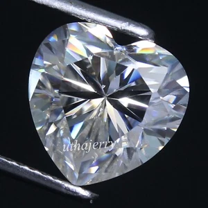 Natural 5.50 MM Certified Heart D Color VVS1 Clarity Excellent Cut White Diamond - Picture 1 of 6