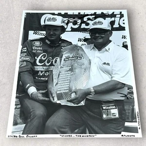 Bill Elliott THE WINSTON WINNER 1986 ATLANTA COORS VINTAGE NASCAR sighed photo - Picture 1 of 6