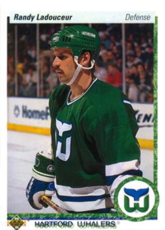 #151 Randy Ladouceur - Hartford Whalers - 1990-91 Upper Deck Hockey - Image 1 of 1